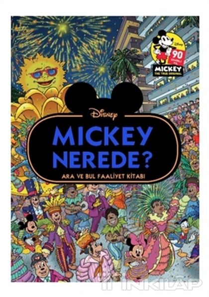Disney Mickey Nerede? Ara ve Bul Faaliyet Kitabı