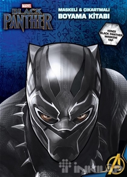 Marvel Black Panther Maskeli ve Çıkartmalı Boyama Kitabı