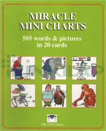 Miracle Mini Charts 505 Words Pictures in 20 Cads Yeşil