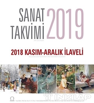 2019 Masa Takvimi - 2018 Kasım-Aralık İlaveli