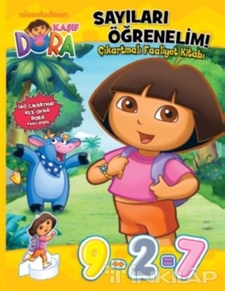 Dora Sayıları Öğrenelim Çıkartmalı Faaliyet Kitabı