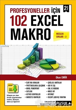 Profesyoneller için 102 Örnekle Excel Makro (Meslek Sırları 2)