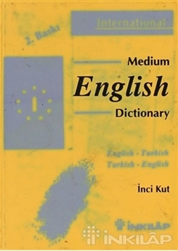 Medium English Dictionary English - Turkish Turkish - English resmi