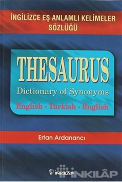 Thesaurus Dictionary Of Synonyms İngilizce Eş Anlamlı Kelimeler Sözlüğü resmi