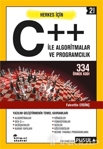 9786056604386 Herkes İçin C++ ile Algoritmalar ve Programcılık
