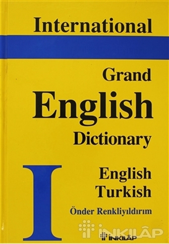 International Grand English Dictionary English - Turkish resmi International Grand English Dictionary English - Turkish