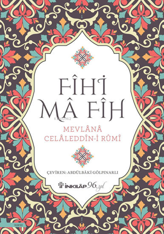 Fihi Ma Fİh (Yeni Kapak) resmi