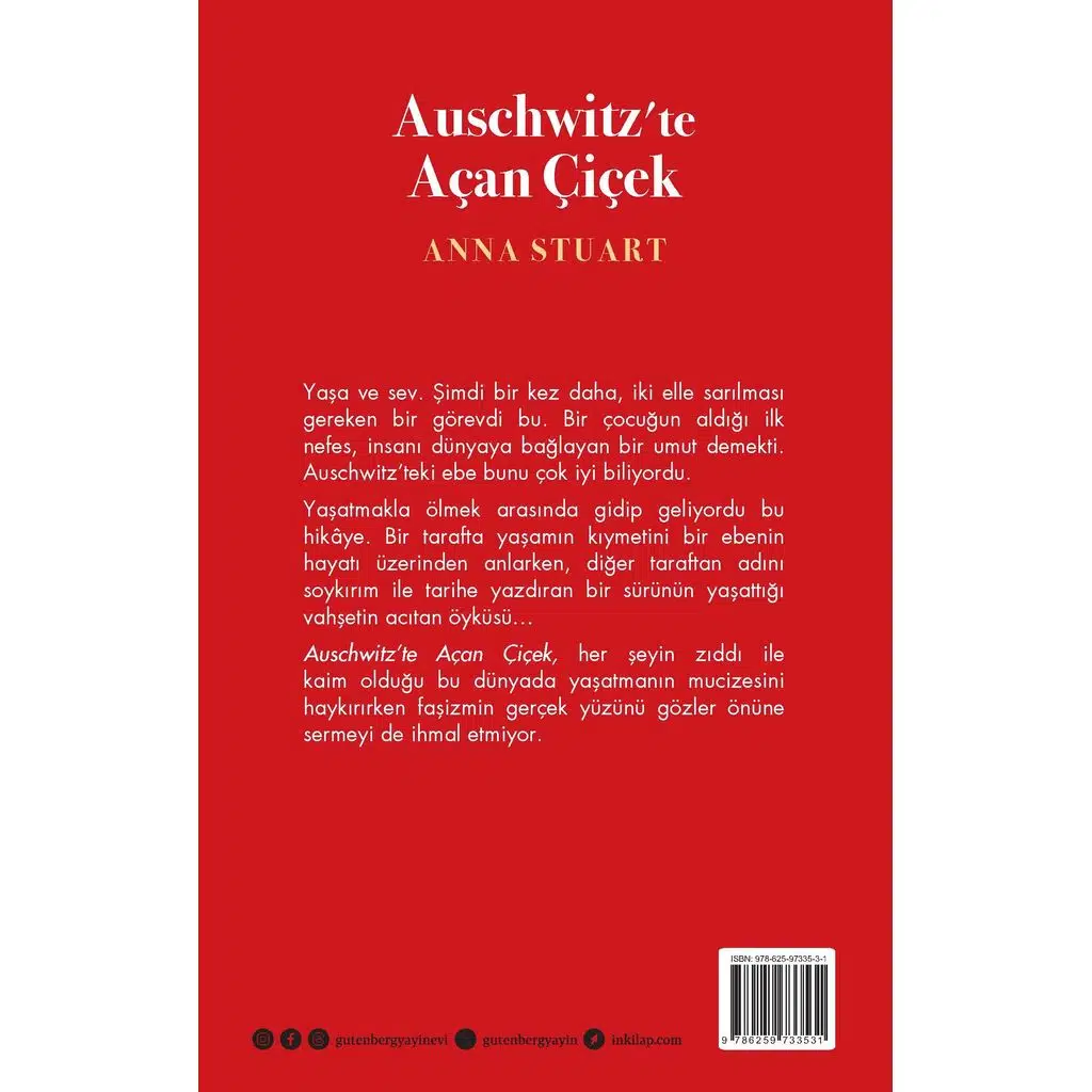 Auschwitzte Açan Çiçek | Anna Stuart Auschwitzte Açan Çiçek | Anna Stuart