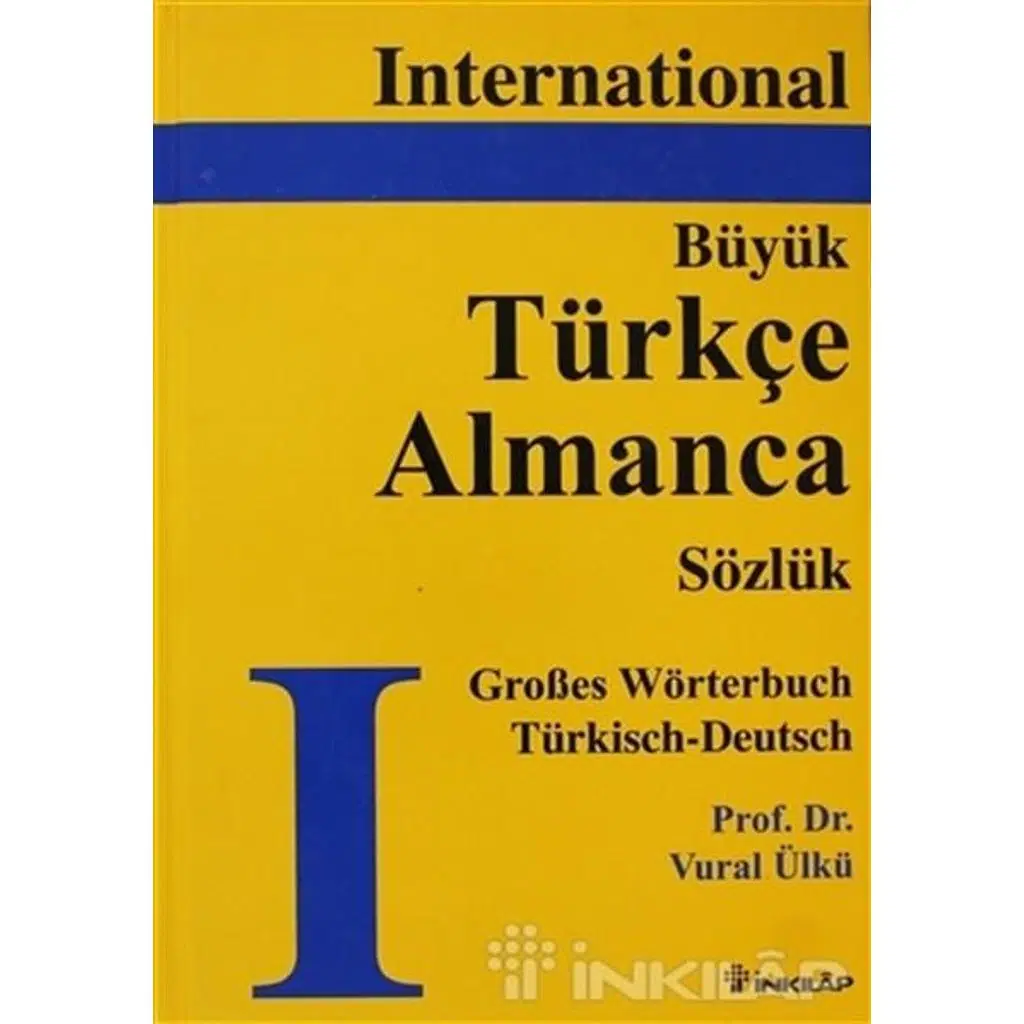 International Büyük Türkçe Almanca Sözlük (Ciltli) | Vural Ülkü