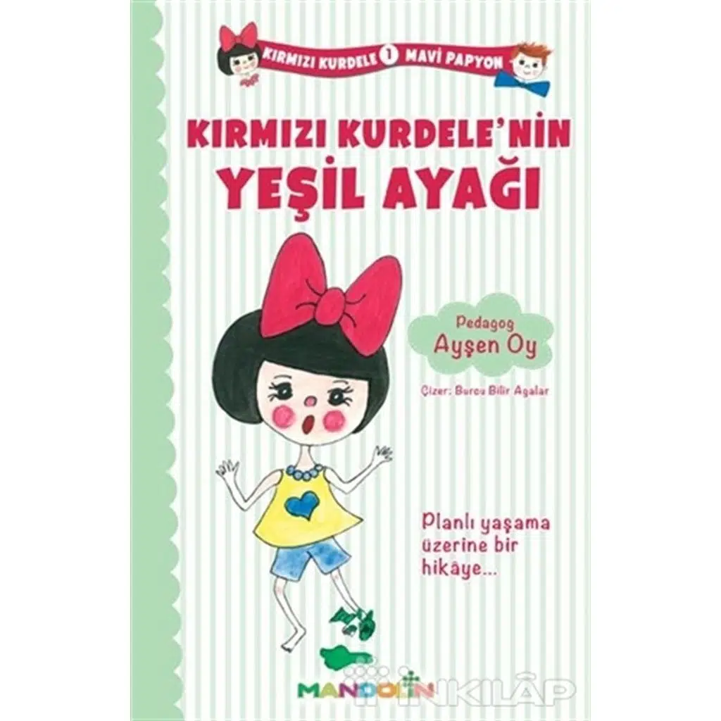 Kırmızı Kurdele Mavi Papyon 1 - Kırmızı Kurdelenin | Ayşen Oy