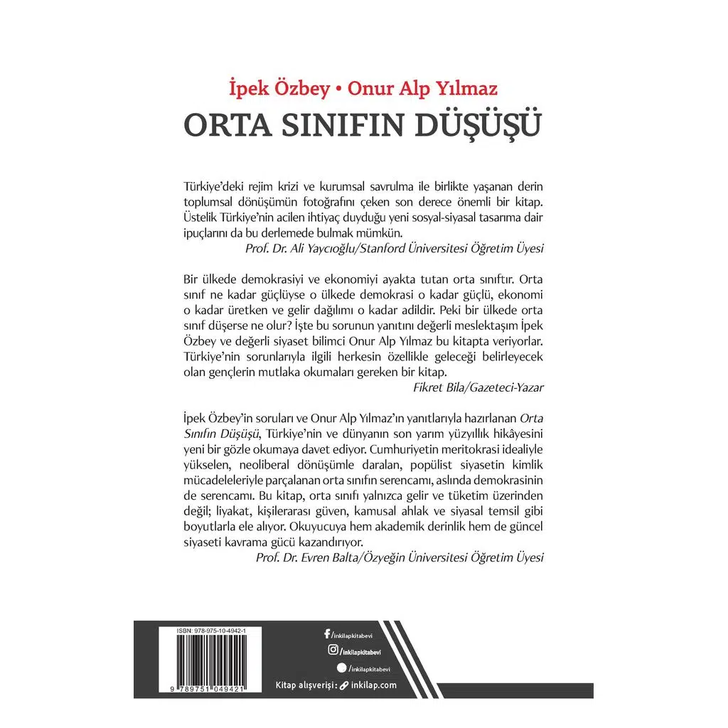 Orta Sınıfın Düşüşü | İpek Özbey & O.Alp Yılmaz Orta Sınıfın Düşüşü | İpek Özbey & O.Alp Yılmaz