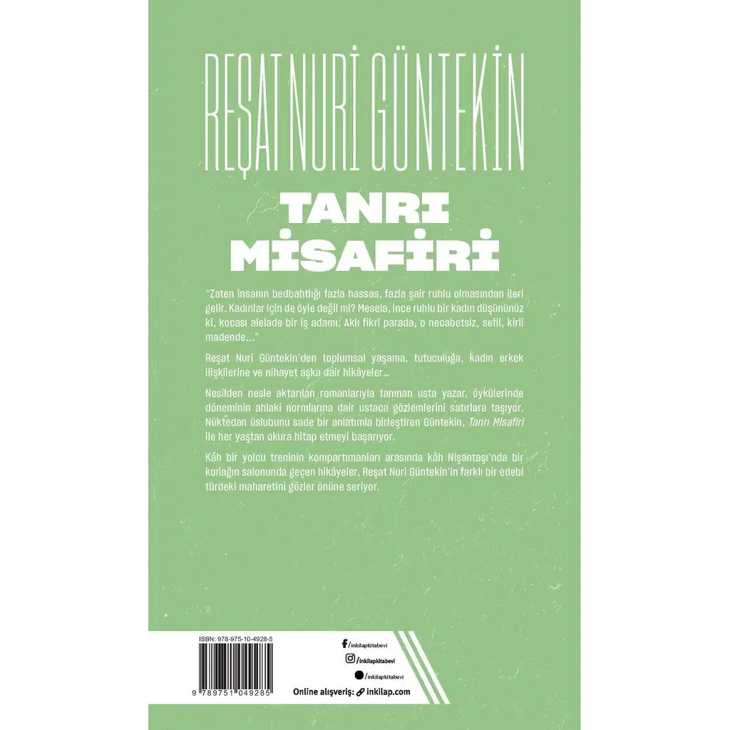 Tanrı Misafiri | Reşat Nuri Güntekin Tanrı Misafiri | Reşat Nuri Güntekin