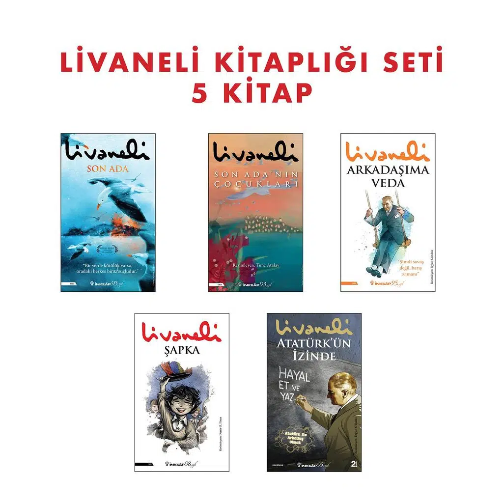 ZÜLFÜ LİVANELİ 5 KİTAP SET-2 | Zülfü Livaneli