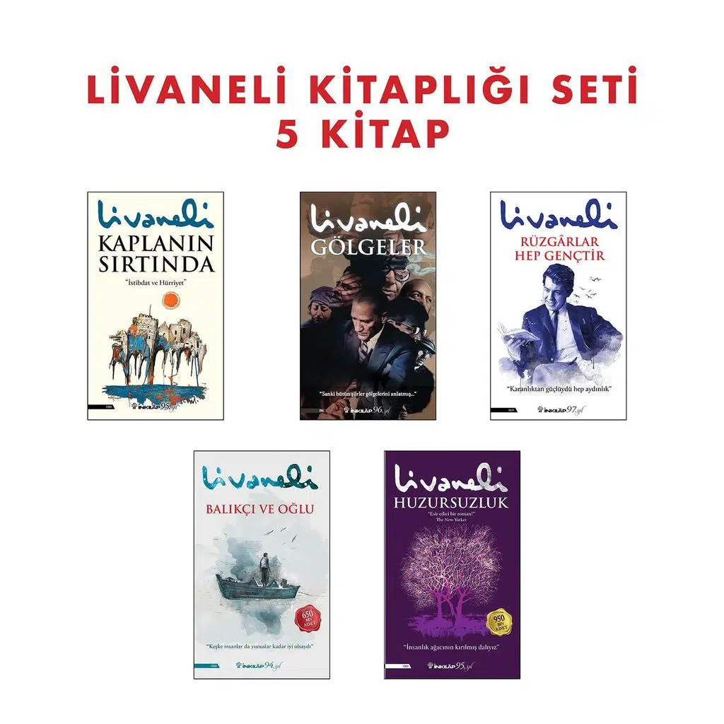 ZÜLFÜ LİVANELİ 5 KİTAP SET-3 | Zülfü Livaneli