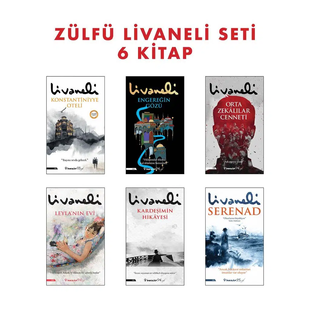 ZÜLFÜ LİVANELİ 6 KİTAP SET-1 | Zülfü Livaneli